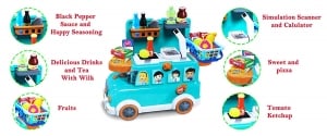 Masinuta Copii 3 in 1 Funny Bus Doctor - Supermarket - Bucatar [1]