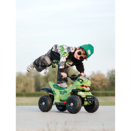ATV Electric Dinozaur 6V pentru Copii, cu Lumina LED Muzica [2]