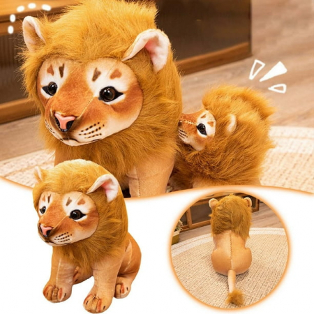 Jucarii Copii - Jucarie de plus Leu 35 cm – Leu de plus moale si adorabil