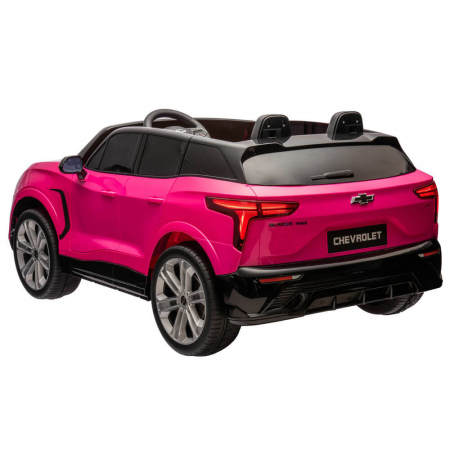 Masinuta Electrica Chevrolet Blazer 2 locuri 12V Roti din Spuma Roz [1]