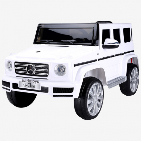 Masinute electrice copii - Masinuta electrica copii Jeep Mercedes G500 12V Roti din Spuma Eva