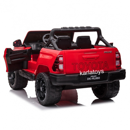 Masinuta Electrica  Jeep Copii 4X4 Toyota Hilux cu 2 Locuri si Radiotelecomanda [4]