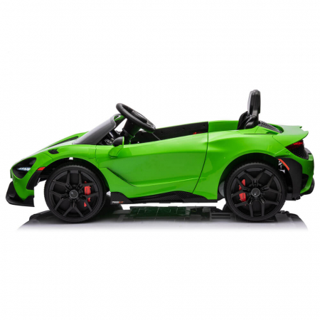 Masinuta electrica McLaren 765LT Roti din spuma si Radiotelecomanda Verde 12V [2]