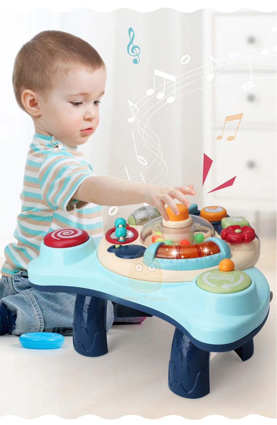 Masute cu activitatii - Masuta activitatii bebe multifunctionala 2 in 1