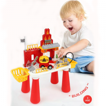 Masuta Cuburi de Construit  Tip Duplo Statia de Pompieri 55 Cuburi [2]