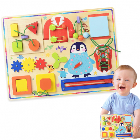 Jucarii Copii - Masuta de activitati Montessori pentru copii mici