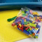 Masa Lego Copii 3 in 1 cu Cuburi tip lego City [1]