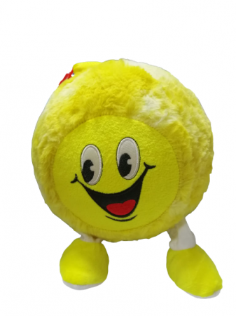 Masinute si Trenulete (3 ani+) - Minge de plus Colorata cu Fata Haioasa