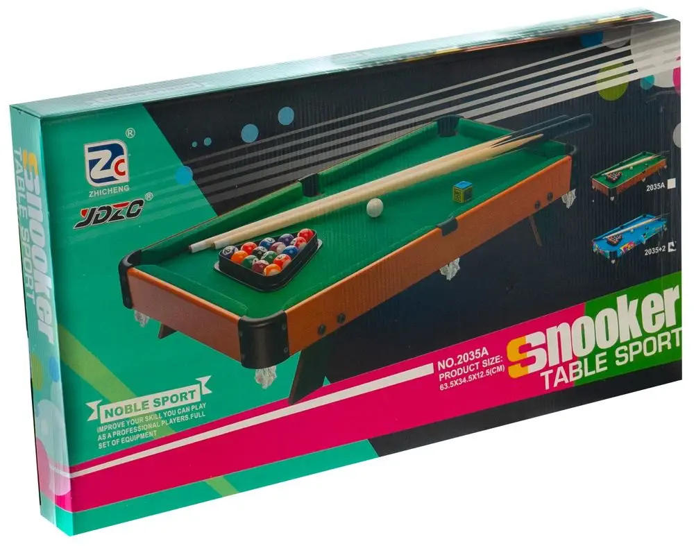 Jocuri - Mini Masa de Biliard din Lemn POOL TABLE
