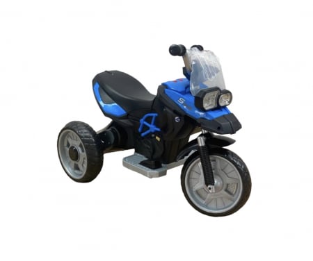 Masinute electrice copii - Motocicleta Electrica, Motor 6v, Sunete, Lumini Albastru