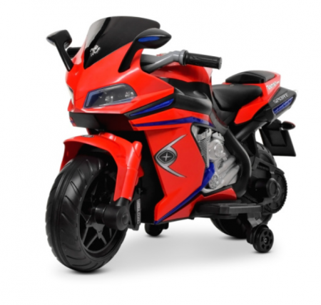 Masinute electrice copii - Motocicletă sport pentru copii 12 V  Rosu
