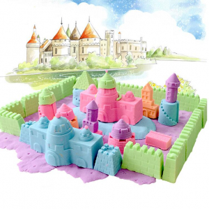 Set Nisip Kinetic cu Forme 1kg [10]