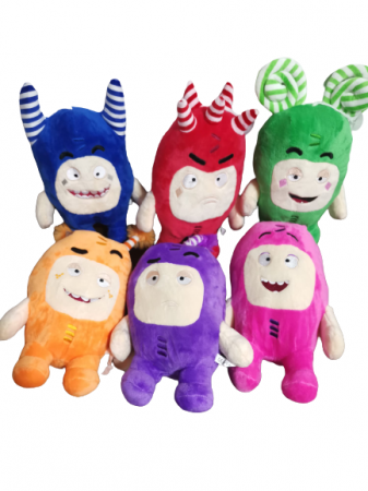 Jucarii din Plus - Mascote din Plus(3 ani +) - Jucarii Plus Oddbods set 6 buc