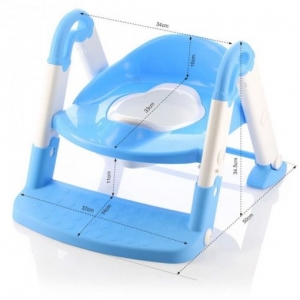 Scaun cu scarita toaleta pentru copii 3 in 1 [3]