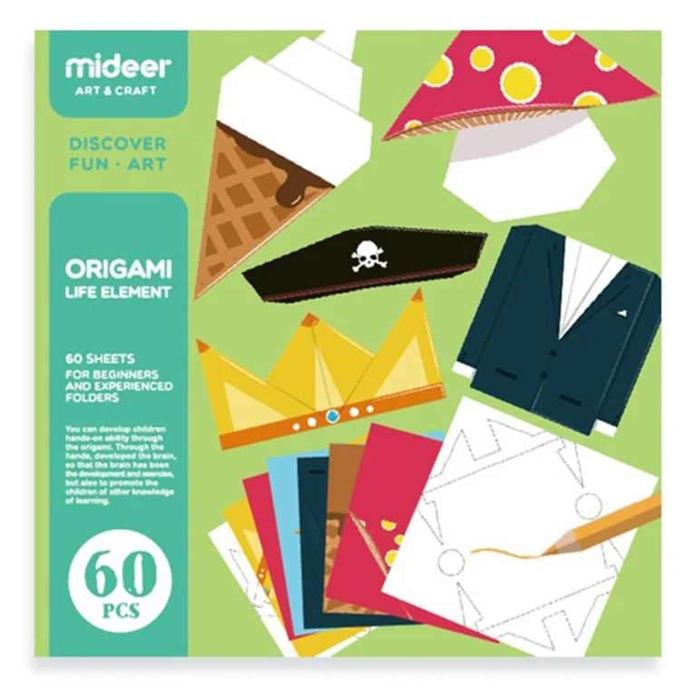 Origami din hartie pentru copii incepatori 60 de piese [2]