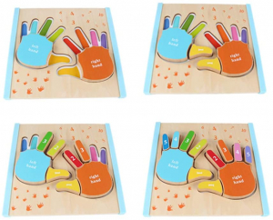 Joc Puzzle Lemn Montesorii 3D Palma [4]
