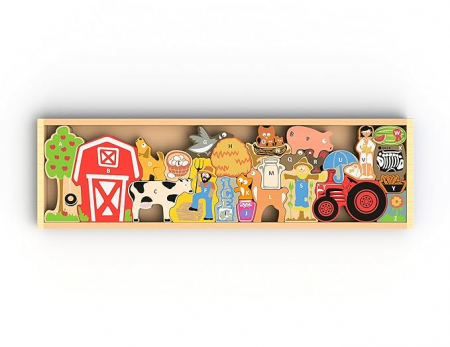 Puzzle din lemn Ferma Animalelor [2]