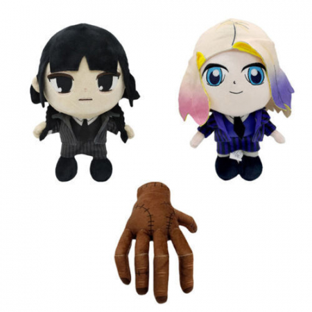 Papusa de plus Wednesday Addams si Enid si Mana [1]