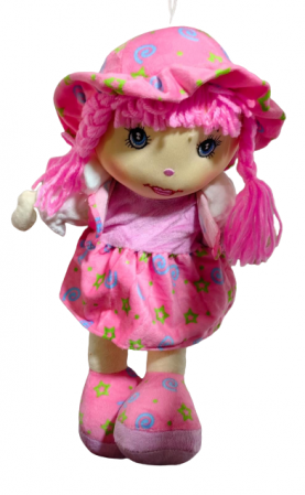 Papusa din Plus Spune Rugaciunea Tatal Noastru cu Palarie si Codite [1]