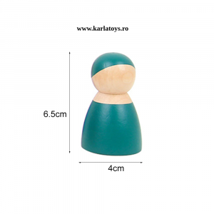 Papusi din Lemn Peg Doll Montessori [9]