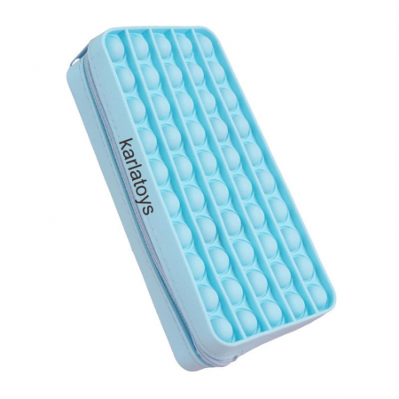 Penar cu fermoar Pop It din silicon Fidget Push Bubble Simpl Dimple [1]