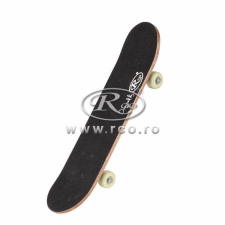 Skateboard, PVC, 78,5 CM, Aluminiu, Fata negru spate imprimeu pasarea Phoenix [1]