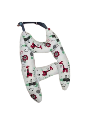 Perna Auto Copii – Suport Cap & Corp, Universala Bleu Animale salbatice [1]