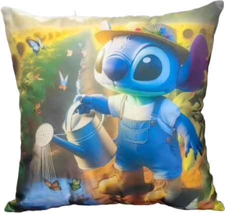 Camera copilului - Perna Decorativa din Plus Stitch cu stropitoare – 42x42 cm