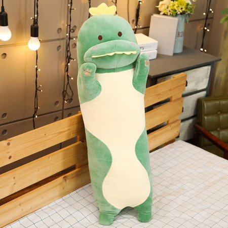 Mobilier si accesorii - Perna lunga de plus 110 cm Dinozaur