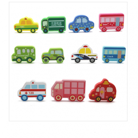 Puzzle Lemn 3D incastru Vehicole [2]