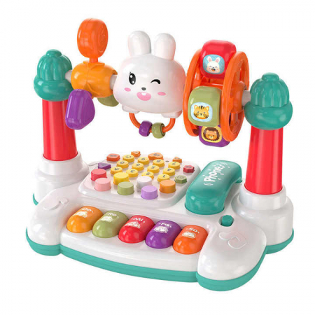 Jucarii muzicale - Pian si Telefon Multifunctional 4 in 1 pentru Copii - Dezvoltare Cognitiva si Educatie Timpurie