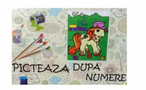 Jocuri creative (3 ani +) - Set pentru Pictura Picteaza dupa Numere