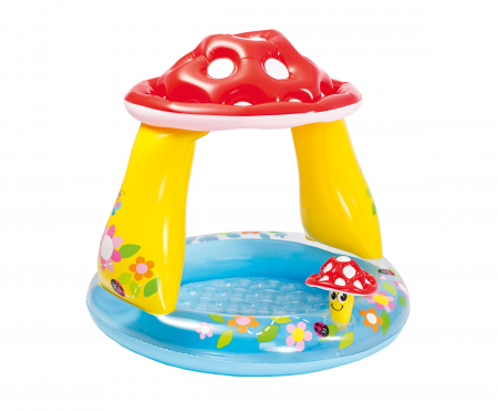 Piscine, Colace si Saltele gonflabile - Piscina Gonflabila Copi cu Acoperis Ciupercuta Intex