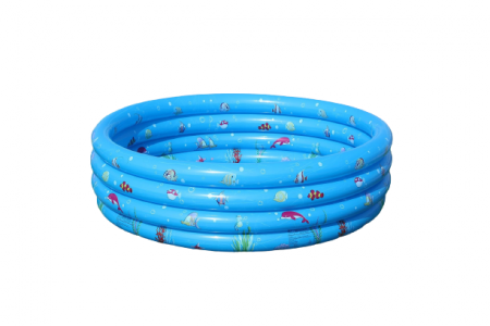Piscina Gonflabila rotunda pentru copii Colorata 150 cm [3]