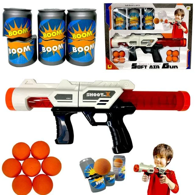 Pusti, Pistoale, Arcuri de jucarie - Pistolul cu aer comprimat Blaster cu bile
