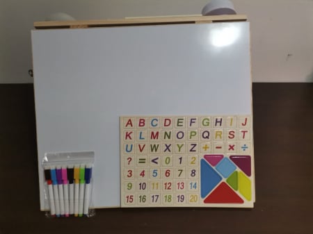 Placa Lemn Montessori Senzoriala Copii Incuietori Busy Board 2 in 1 [10]