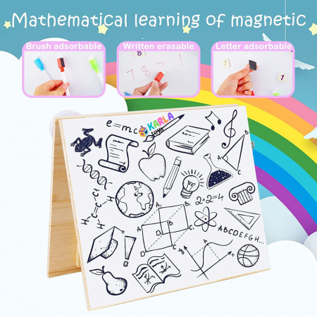 Placa Lemn Montessori Senzoriala Copii Incuietori Busy Board 2 in 1 [4]
