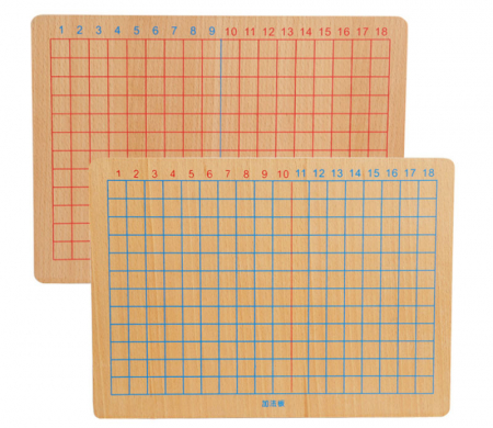 Panou din Lemn Montessori adunare si scadere GeoBoard Montessori [11]