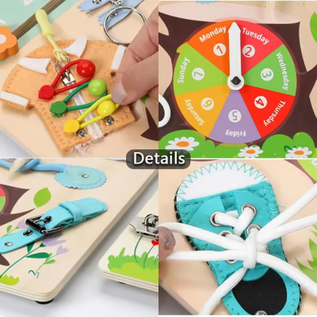 Placa Senzoriala Montessori Busy Board Calendar [1]