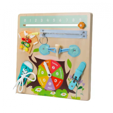 Placa Senzoriala Montessori Busy Board Calendar [2]