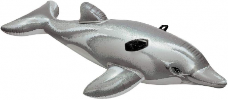 Piscine, Colace si Saltele gonflabile - Pluta saltea Gonflabila Copii cu manere Delfin Intex