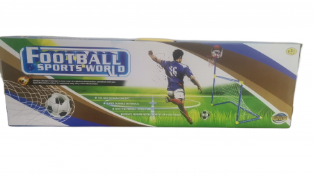 Jucării exterior - Poarta de Fotbal si Cos de Baschet pentru Exterior