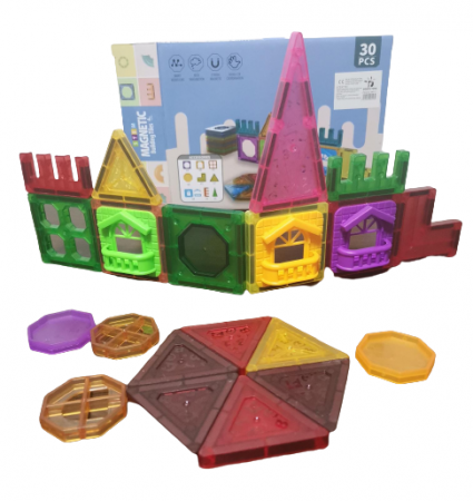 Placi Magnetice Joc Magnetic STEM MAGNETIC BUILDING TILES [1]
