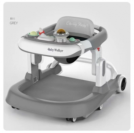Antepremergatoare si premergatoare - Premergator Bebe Cherry Baby walker Gri 2 in 1