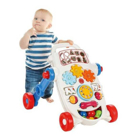 Premergator Pilsan Happy Baby – cu muzica, bile, sortator si roti stabile [1]