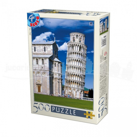Jocuri creative (3 ani +) - Puzzle Turnul din Pisa, 500 piese