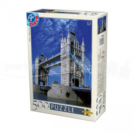 Jocuri creative (3 ani +) - Puzzle Tower Bridge, 500 piese