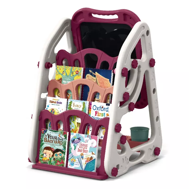 Raft Organizator de Carti si Tabla de Desen pentru Copii cu Accesorii [1]