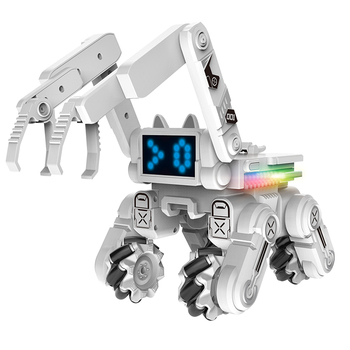 Robot Caine Jucarie cu Telecomandă 2.4G, Lumini RGB, Muzica si Rotatie 360 [4]