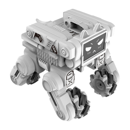 Figurine Desene Animate( 3 ani +) - Robot Caine Jucarie cu Telecomandă 2.4G, Lumini RGB, Muzica si Rotatie 360